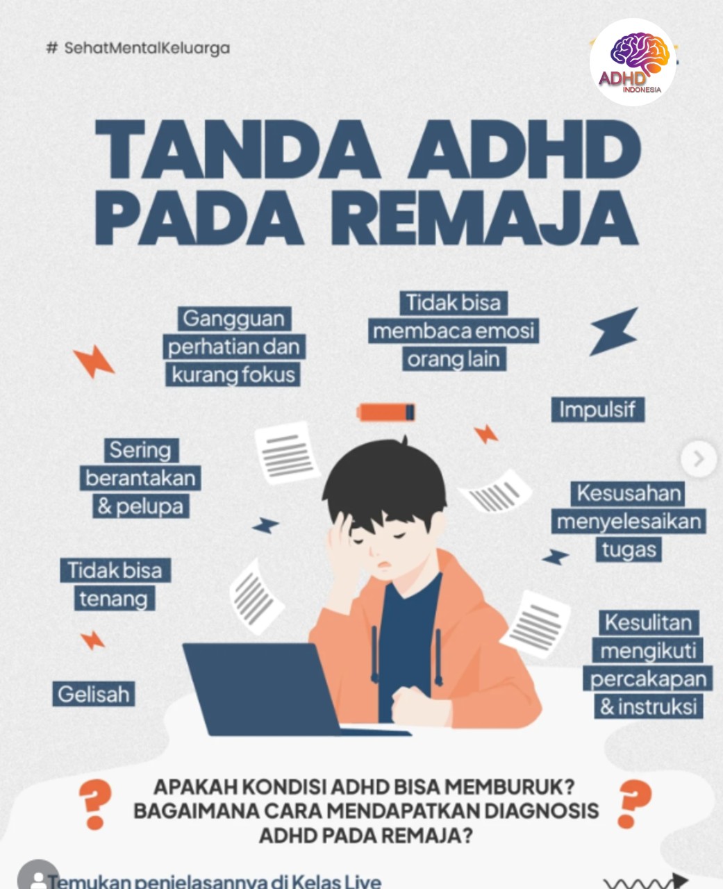 Screening ADHD Non-Diagnostik: Edukasi Awal bagi Orang Tua di Kota Batam